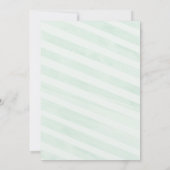 Invitation Vert en bon état et or épousant l'invitation de (Dos)