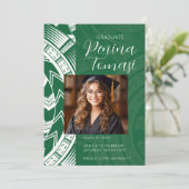 Invitation Vert et blanc (Debout devant)