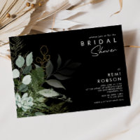 Vert et feuille d'or noir | FÊTE DES MARIÉES