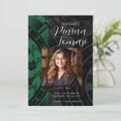 Invitation Vert et noir (Debout devant)