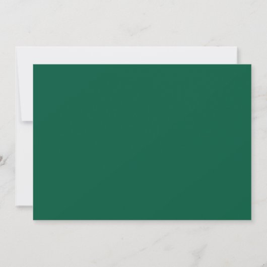 Invitation Vert foncé riche (Devant)