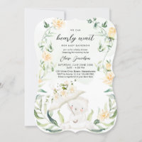 Vert Ours Genre Neutre Baby shower Jaune I