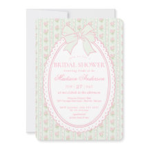 Vert pastel Vintage Élégant Floral Baby Shower de 