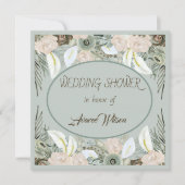 Invitation Vert sauge et douche de crème à la vanille (Devant)
