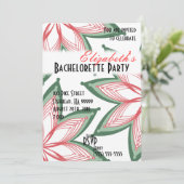 Invitation verte du Flowers Bachelorette Party (Debout devant)