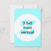 invitation vertical 3,5 x 5 (Devant)
