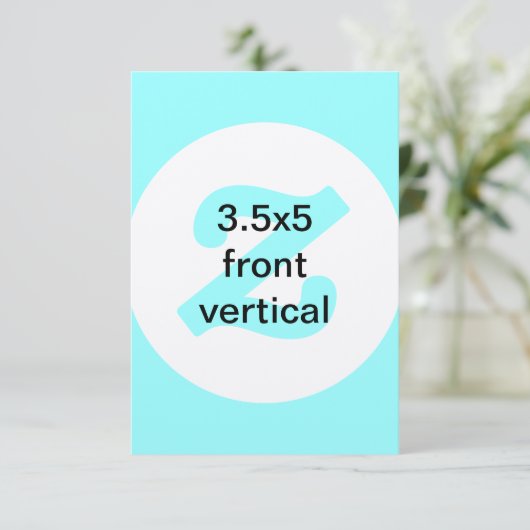 invitation vertical 3,5 x 5 (Debout devant)