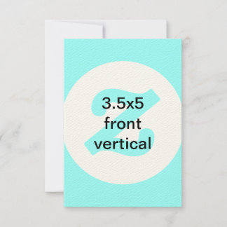 invitation vertical 3,5 x 5