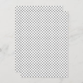 Invitation Vertical, Charbon, Dune (Devant / Derrière)