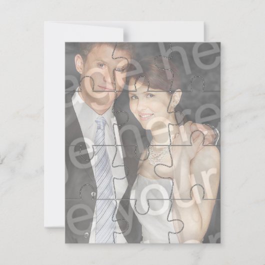 Invitation vertical de la photo personnalisée 12 p (Devant)