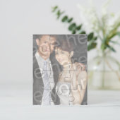 Invitation vertical de la photo personnalisée 12 p (Debout devant)