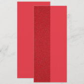 Invitation Vertical Rouge Tomate – Conception de t (Devant / Derrière)