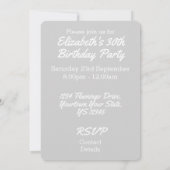 Invitation verticale Flamingos Love (Dos)