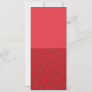 Invitation verticale rouge bicolore – Personnalisa