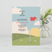 Invitation Verts de golf (Debout devant)