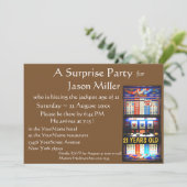 Invitation Veste de machine à sous 21e anniversaire (Debout devant)