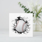 Invitation Vêtements de baseball - Baseball (Debout devant)