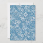 Invitation Vêtements de bébé froid Hiver Hiver Baby shower (Dos)