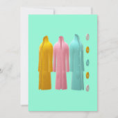 INVITATION VÊTEMENTS DE MODE DE PLATEAU DESIGN (Devant)