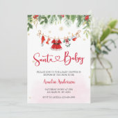 Invitation Vêtements de Noël pour Bébé Fille Cadeau de Naissa (Debout devant)