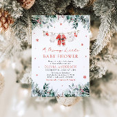Invitation Vêtements de Noël Un joyeux petit Baby shower