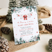 Invitation Vêtements de Noël Un joyeux petit Baby shower