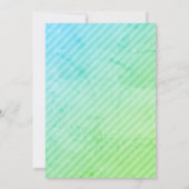 Invitation Vêtements neutres genre mignons Baby shower Boho (Dos)