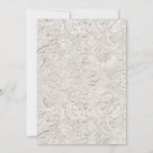 Invitation Vêtements pour bébé Baby shower pour fille rose iv (Dos)