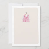 Invitation Vêtements pour bébé ligne de linge Boho Baby showe (Dos)