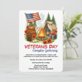 Invitation Veterans Day | Campfire Gathering (Debout devant)