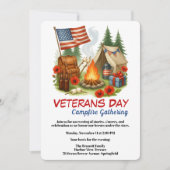 Invitation Veterans Day | Campfire Gathering (Devant)