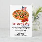 Invitation Veterans Day | Fish and chips Celebration (Debout devant)