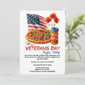 Invitation Veterans Day | Fish and chips Celebration (Debout devant)