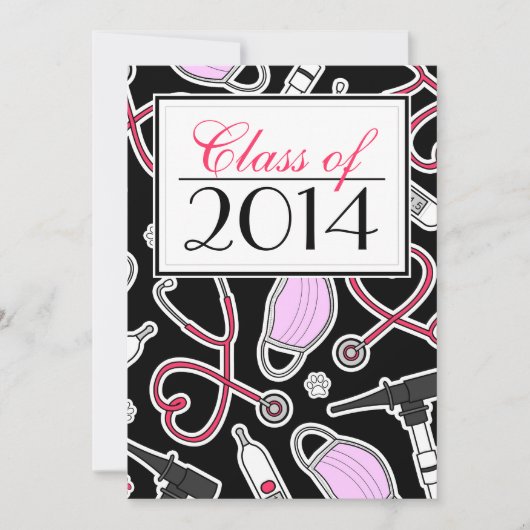 Invitation vétérinaire d'obtention du diplôme (Devant)