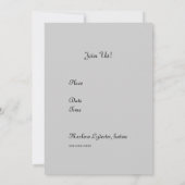 Invitation Vetheuil en Hiver Bateau sur la rivière (Dos)