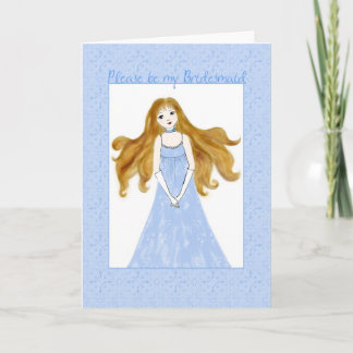 Invitation Veuillez être ma demoiselle d'honneur