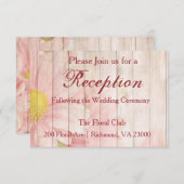 Invitation Veuillez nous rejoindre pour une réception (Devant / Derrière)