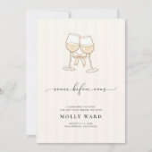 Invitation Veuve Before Vows Bachelorette Weekend (Devant)