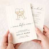 Invitation Veuve Before Vows Bachelorette Weekend