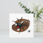 Invitation Veuve de football (Debout devant)