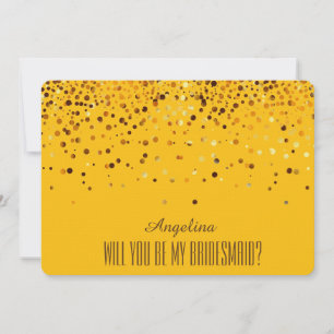 Invitation Veux-tu être ma demoiselle d'honneur?