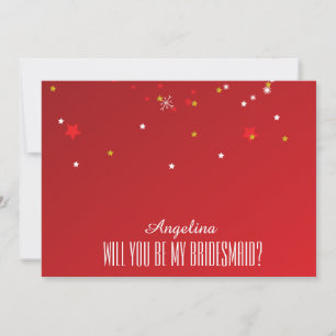 Invitation Veux-tu être ma demoiselle d'honneur?