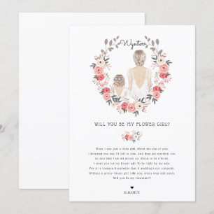 Invitation Veux-tu être ma demoiselle d'honneur pour ma deman