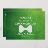 Invitation Veux-tu être mon garçon d'honneur ? Proposition (Devant / Derrière)