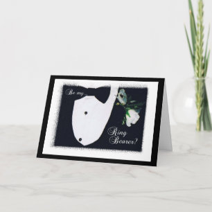 Invitation Veux-tu être mon porteur de bague ?