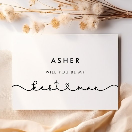 Invitation Veux-tu être mon témoin