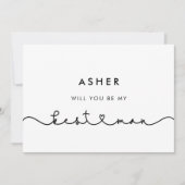 Invitation Veux-tu être mon témoin (Devant)