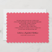 Invitation Veux-tu être notre demoiselle d'honneur ? Fleurs m (Dos)