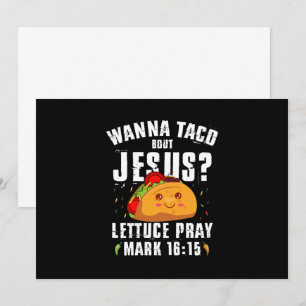 Invitation Veux-tu un taco sur Jésus Cinco de Mayo chrétien