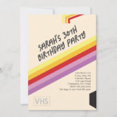 Invitation VHS des années 90 (Devant)